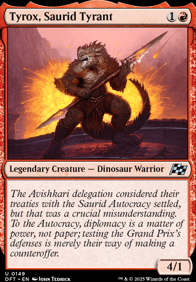 Commander: Tyrox, Saurid Tyrant