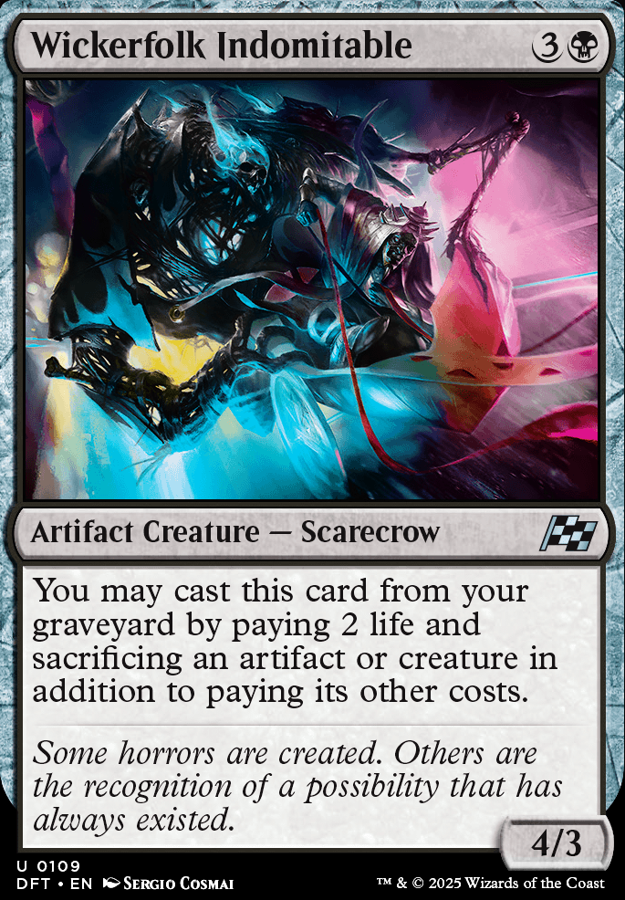 Wickerfolk Indomitable