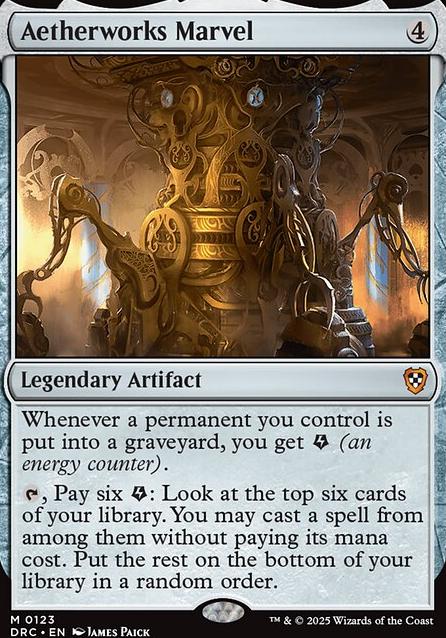 Aetherworks Marvel feature for Cascading Energy Storm [PRIMER]