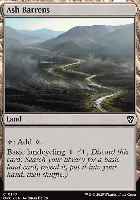 Featured card: Ash Barrens