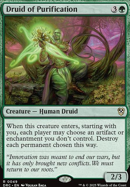 Featured card: Druid of Purification