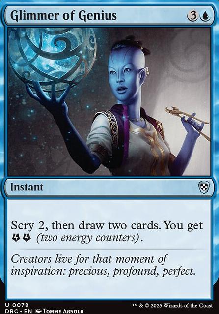 Featured card: Glimmer of Genius