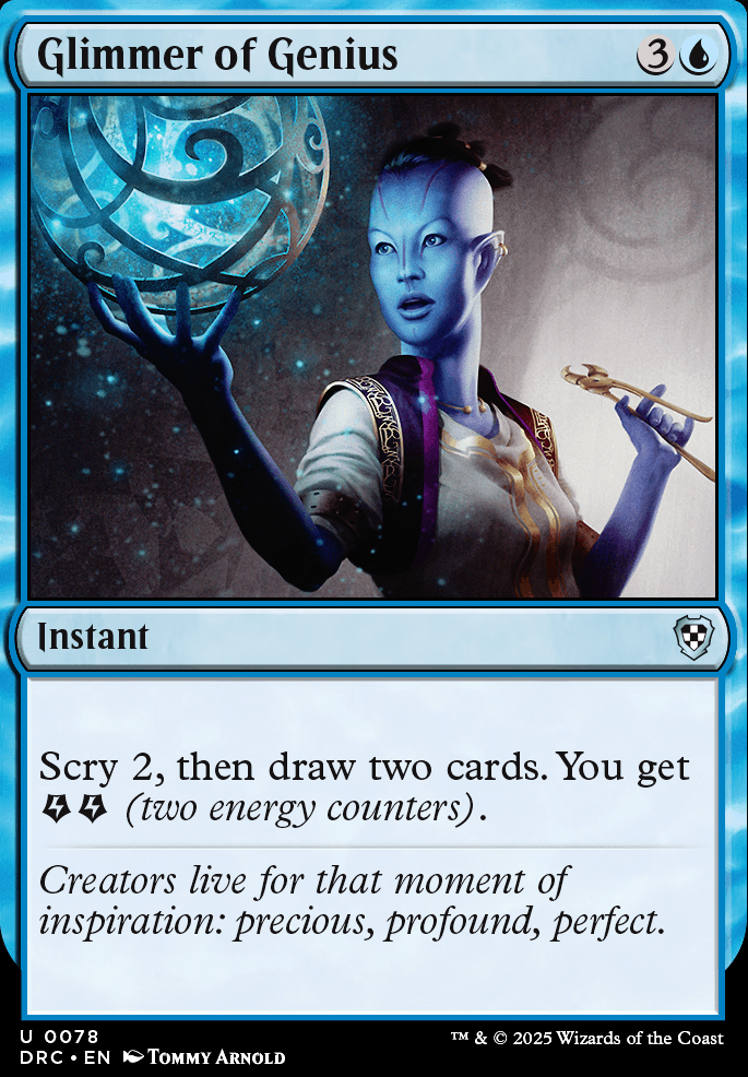 Featured card: Glimmer of Genius