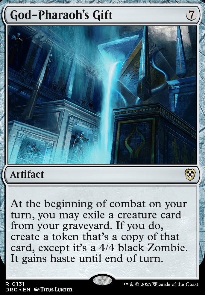 Featured card: God-Pharaoh's Gift