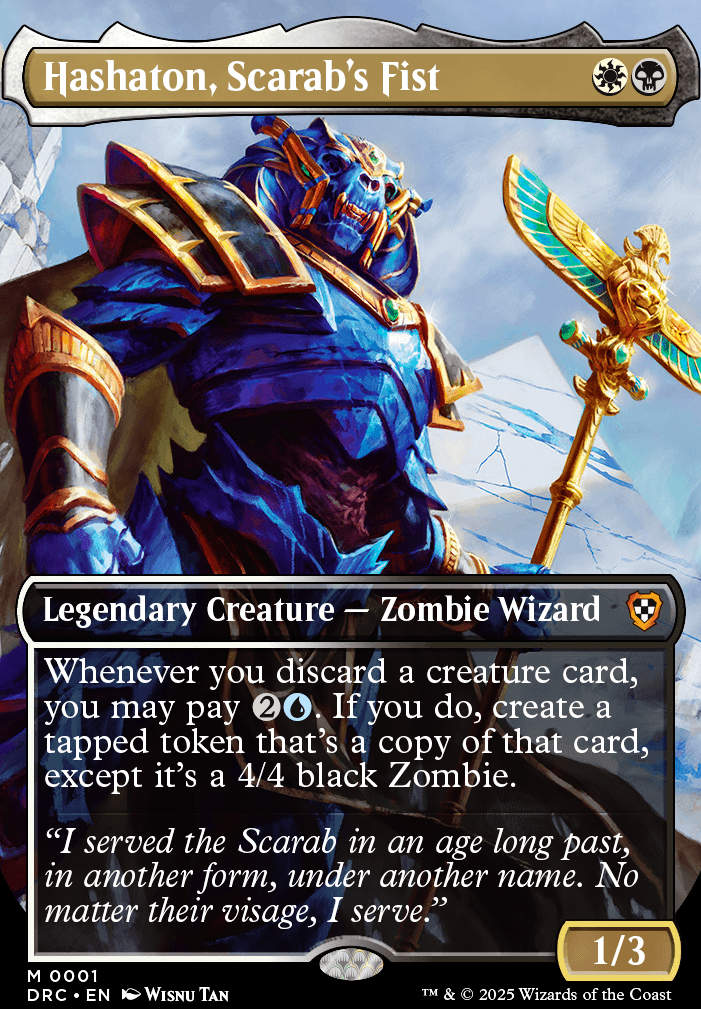 Commander: Hashaton, Scarab's Fist