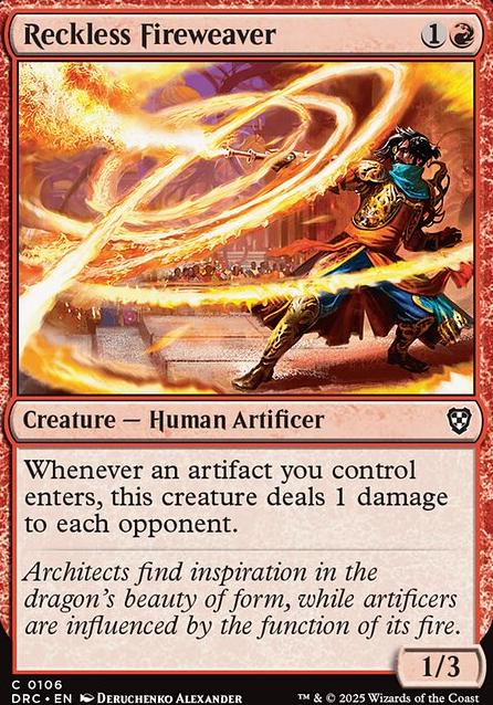 Featured card: Reckless Fireweaver