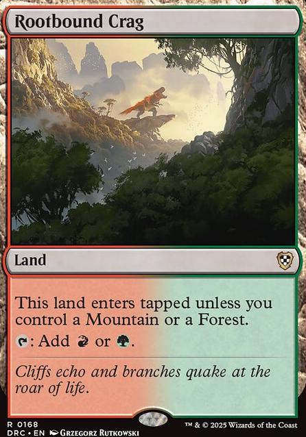 Featured card: Rootbound Crag