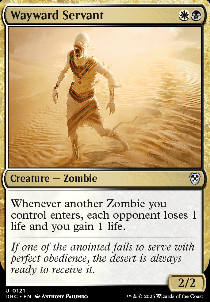 Featured card: Wayward Servant