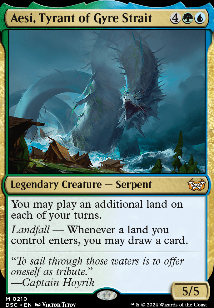 Aesi, Tyrant of Gyre Strait feature for Sea Monster Supremacy