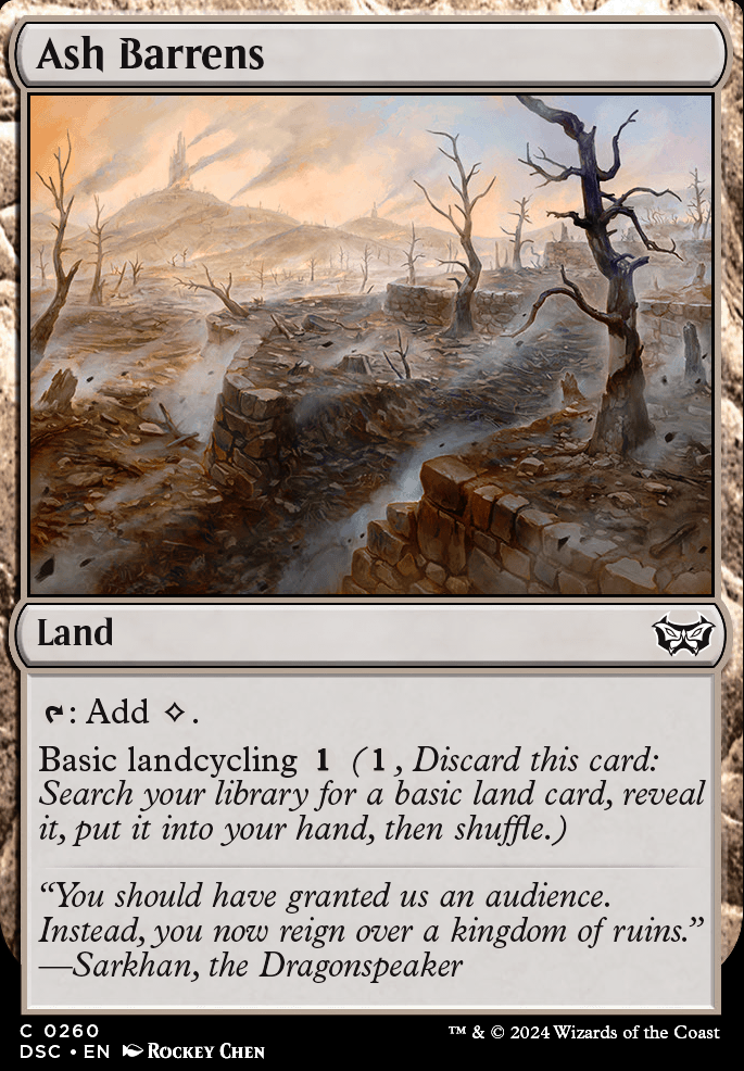 Featured card: Ash Barrens