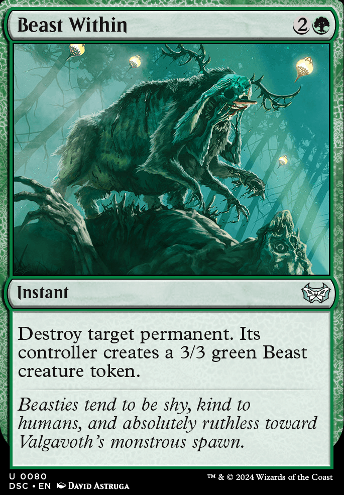 Beast Within feature for Removal List - All Colours