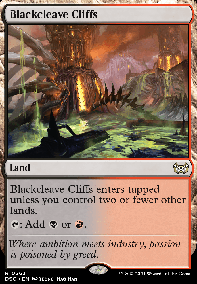 Featured card: Blackcleave Cliffs