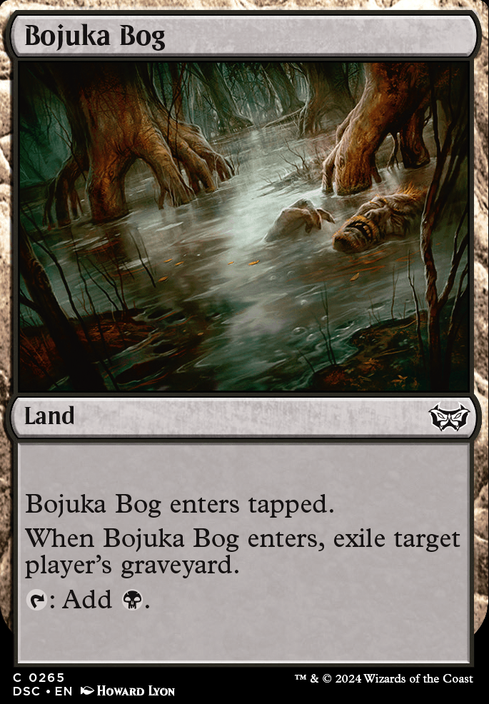 Bojuka Bog feature for Alesha, The ETB Combo Primer