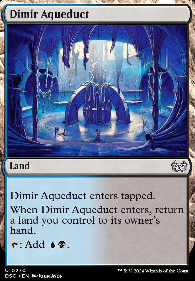 Dimir Aqueduct feature for Sunken Ninja Monastery