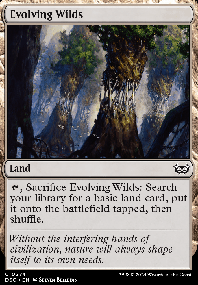 Evolving Wilds feature for Kenrith Oathbreaker