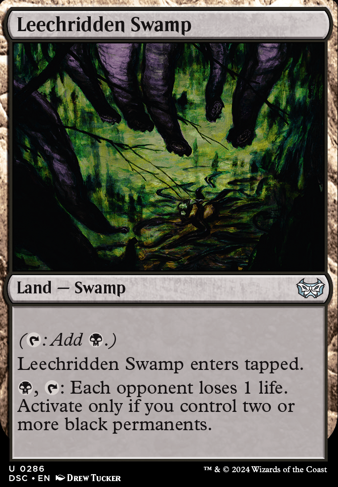 Featured card: Leechridden Swamp