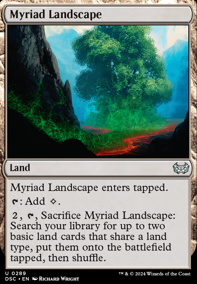 Myriad Landscape feature for EDH Dragonlord Ojutai