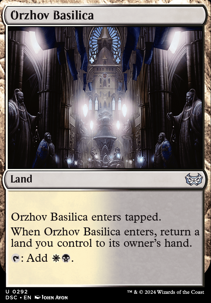 Featured card: Orzhov Basilica