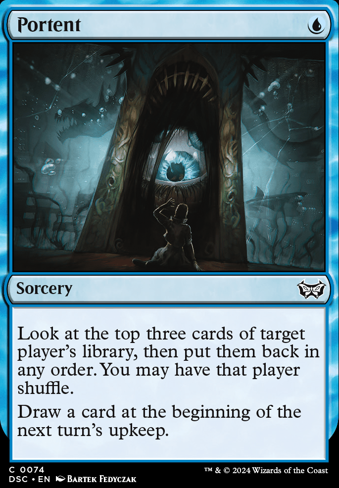 Portent feature for Izzet Tempo/Control