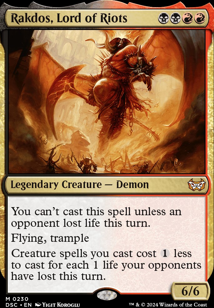 Rakdos, Lord of Riots feature for The Devil and ???