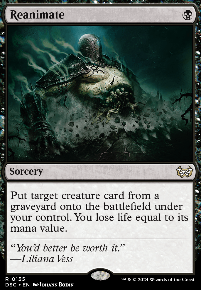 Reanimate feature for 4th Place FNM 20.09.2019 - Control - UB Reanimate