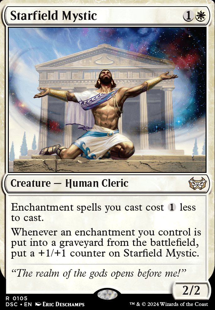 Starfield Mystic feature for BANT Enchantment Tribal