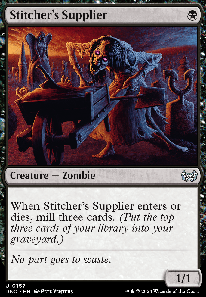 Commander: Stitcher's Supplier