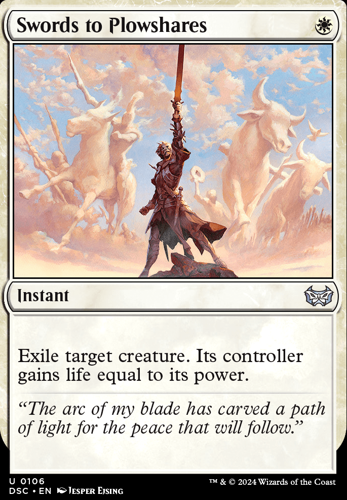 Featured card: Swords to Plowshares