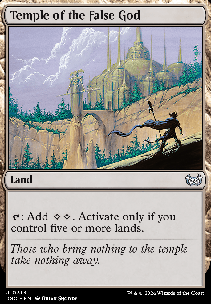 Featured card: Temple of the False God