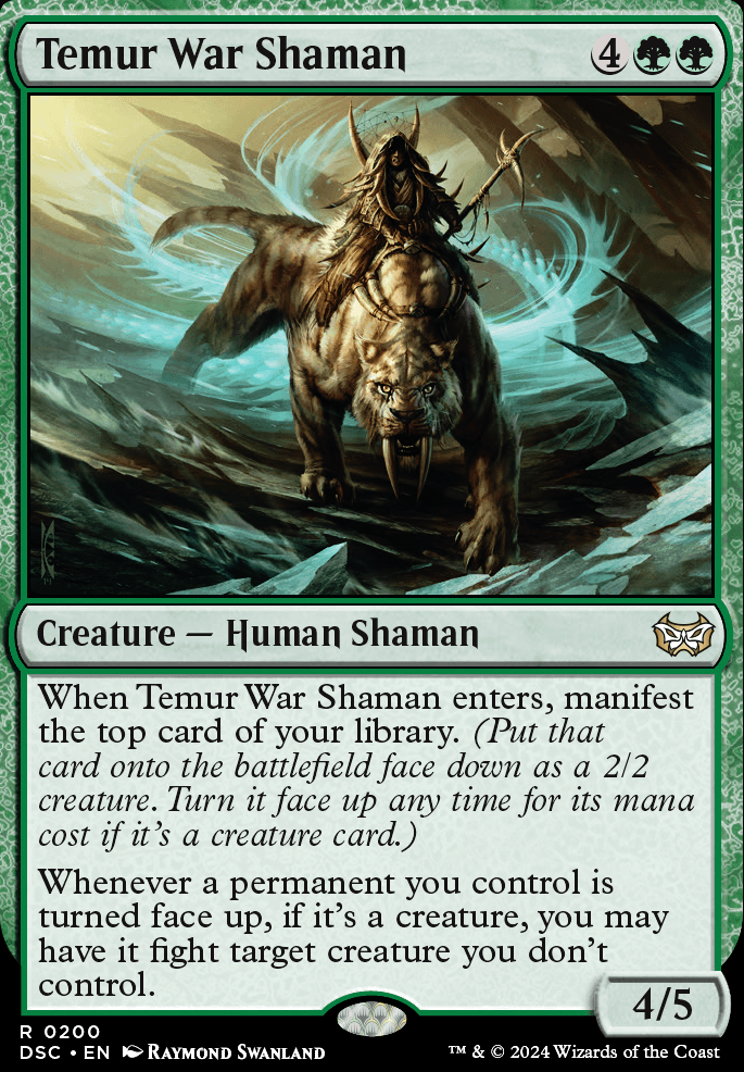 Featured card: Temur War Shaman