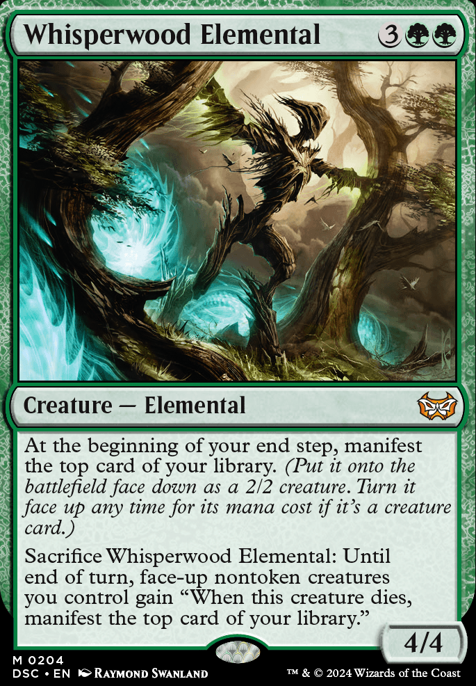 Featured card: Whisperwood Elemental