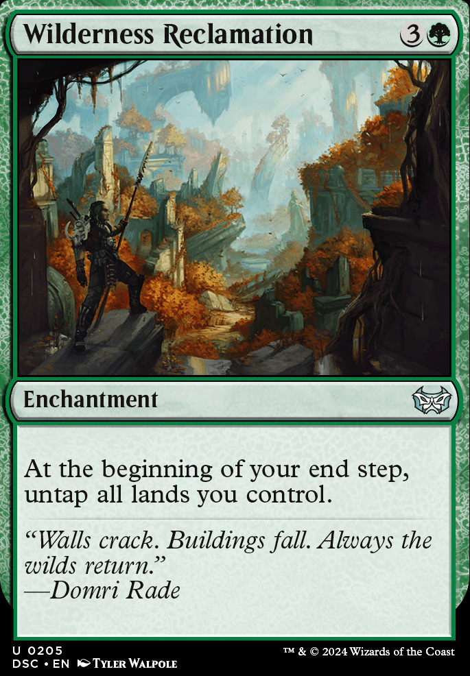 Featured card: Wilderness Reclamation