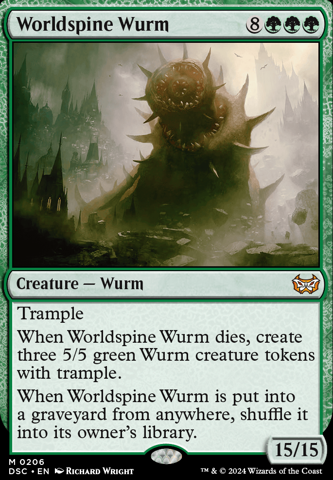 Worldspine Wurm feature for I Would Still Love You If You Were A Wurm