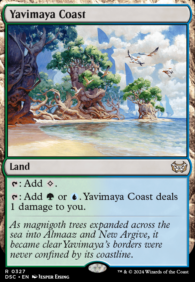 Yavimaya Coast feature for Frontier Sultai Control