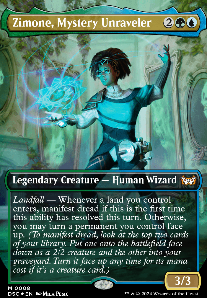 Featured card: Zimone, Mystery Unraveler