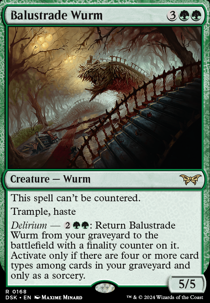 Featured card: Balustrade Wurm