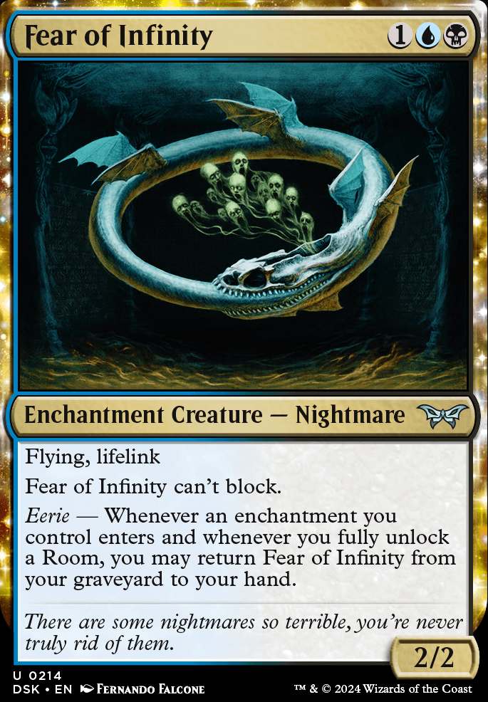 Fear of Infinity feature for Grixis Enchantment Tempo