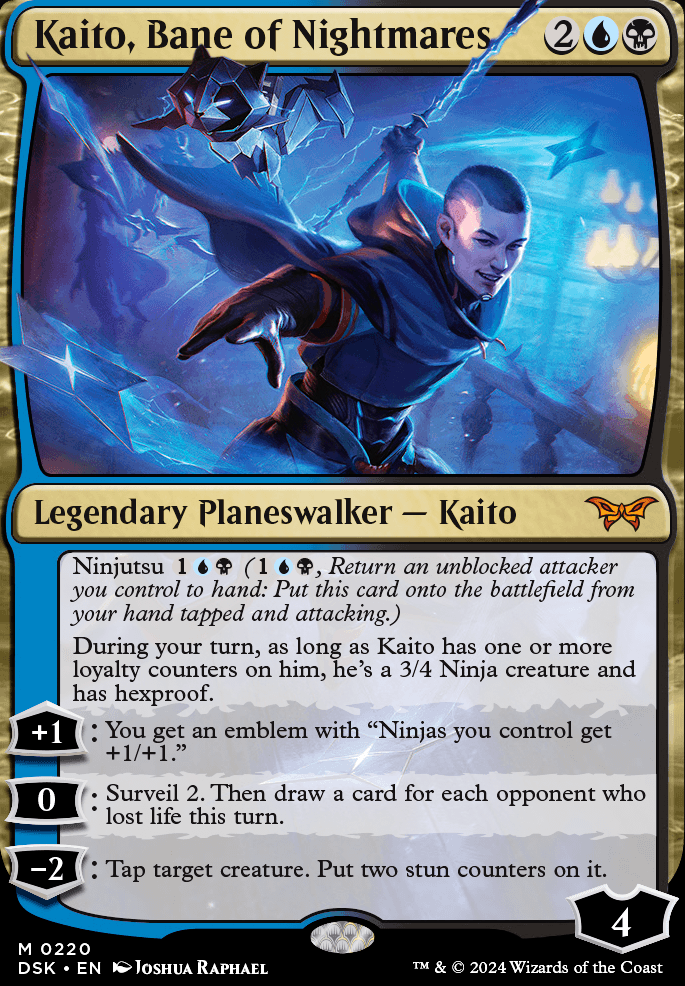 Featured card: Kaito, Bane of Nightmares