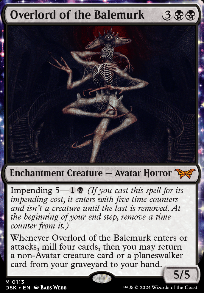 Featured card: Overlord of the Balemurk