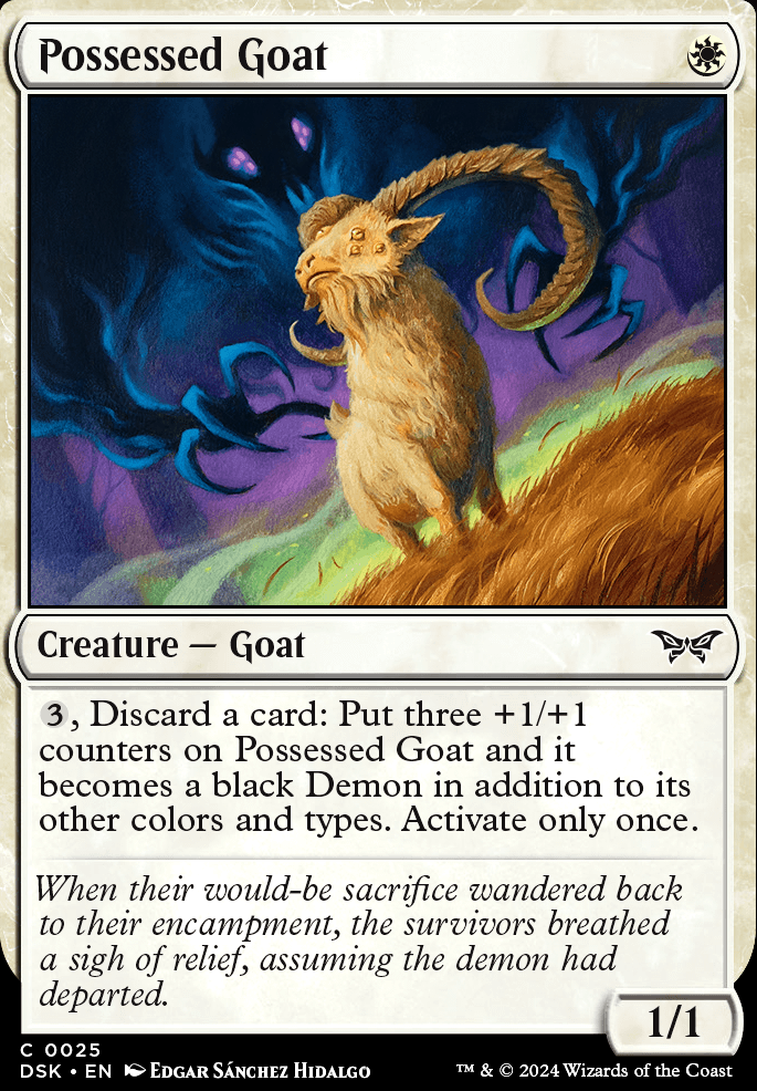 Featured card: Possessed Goat