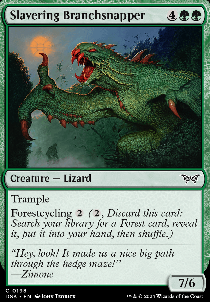 Featured card: Slavering Branchsnapper