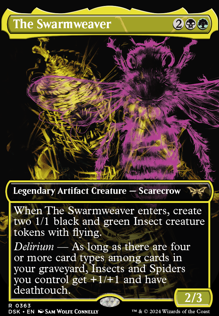 The Swarmweaver feature for For The Sicko's