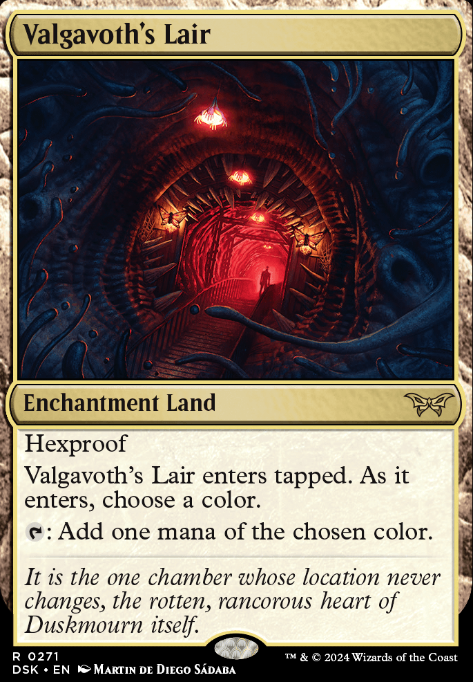 Valgavoth's Lair feature for Fear of Attacking