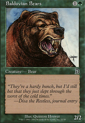 Featured card: Balduvian Bears
