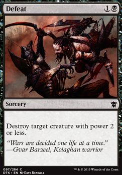 Defeat feature for Penny Dreadful - Rakdos Rage