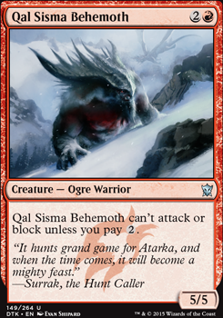 Featured card: Qal Sisma Behemoth