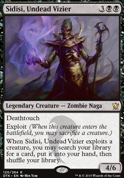 Sidisi, Undead Vizier feature for Sidisi