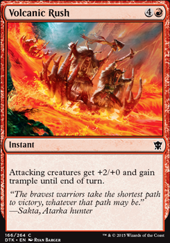 Featured card: Volcanic Rush