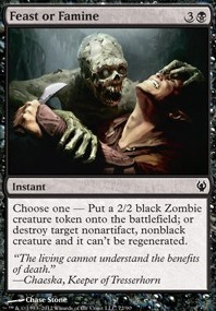 Featured card: Feast or Famine