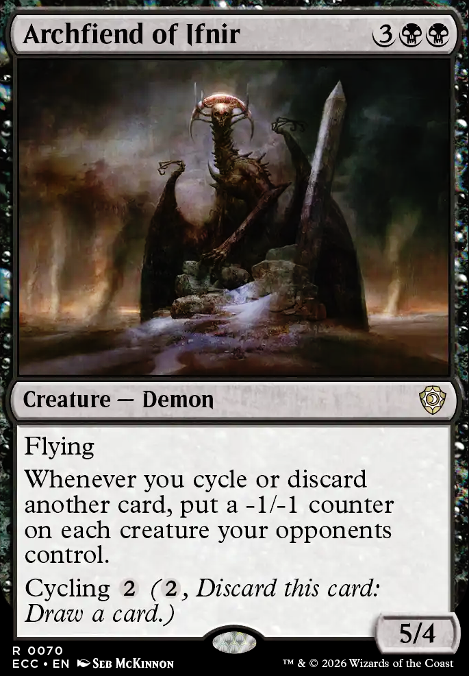 Archfiend of Ifnir feature for Cycle of Death